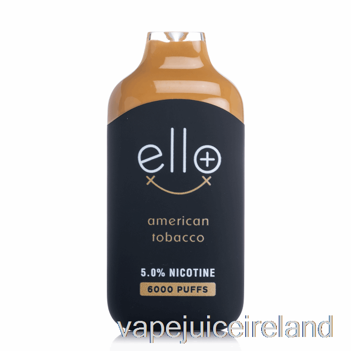 Vape Pod Kits BLVK ELLO Plus 6000 Disposable American Tobacco